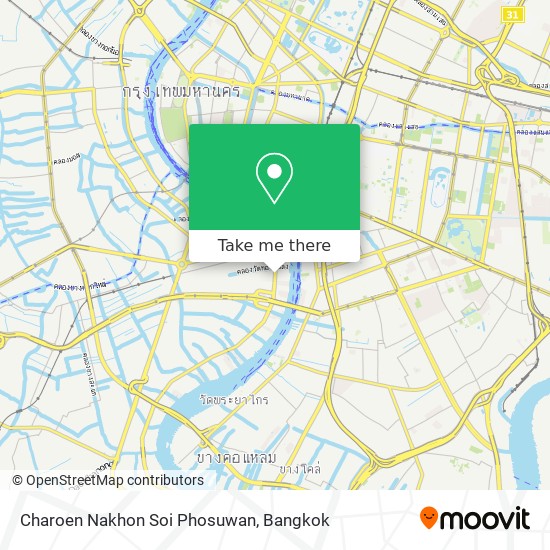 Charoen Nakhon Soi Phosuwan map