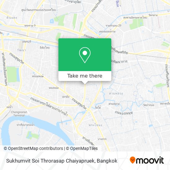 Sukhumvit Soi Throrasap Chaiyapruek map