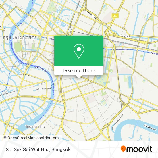 Soi Suk Soi Wat Hua map