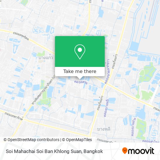 Soi Mahachai Soi Ban Khlong Suan map