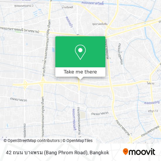 42 ถนน บางพรม (Bang Phrom Road) map