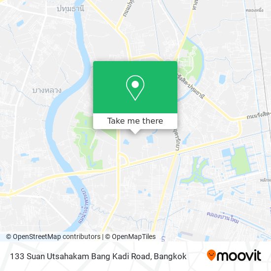 133 Suan Utsahakam Bang Kadi Road map