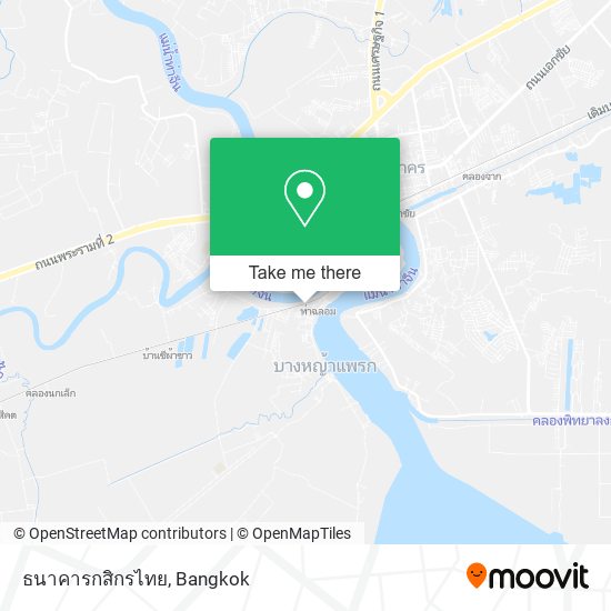 ธนาคารกสิกรไทย map