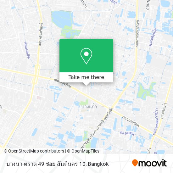 บางนา-ตราด 49 ซอย สันตินคร 10 map