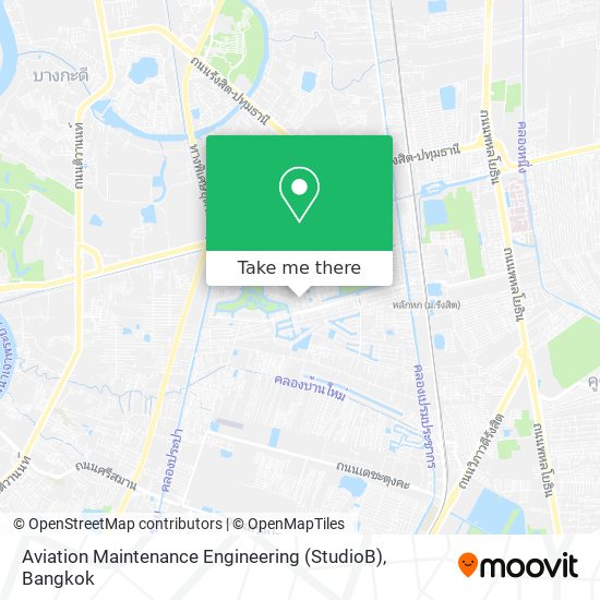 Aviation Maintenance Engineering (StudioB) map