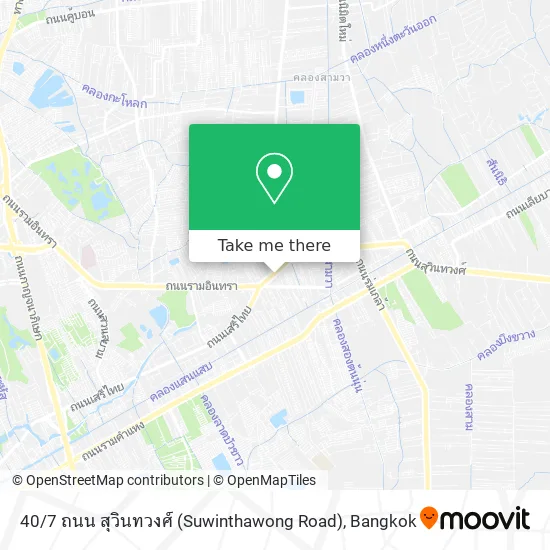 40 / 7 ถนน สุวินทวงศ์ (Suwinthawong Road) map