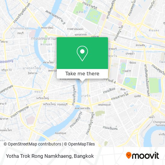 Yotha Trok Rong Namkhaeng map