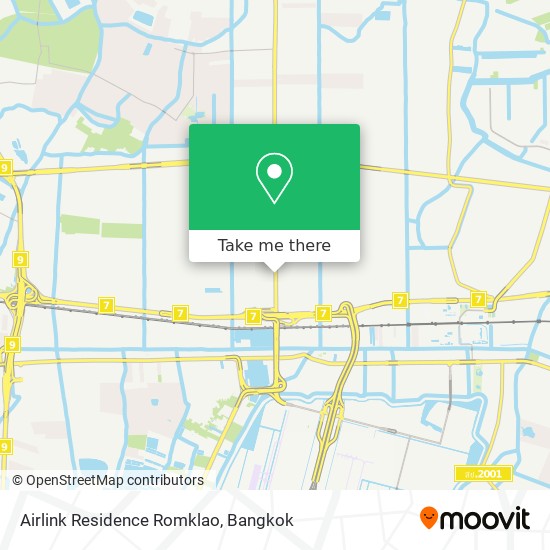 Airlink Residence Romklao map