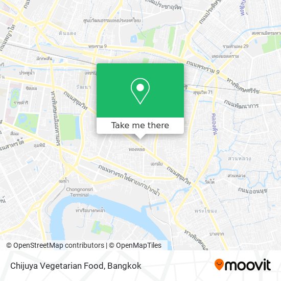 Chijuya Vegetarian Food map