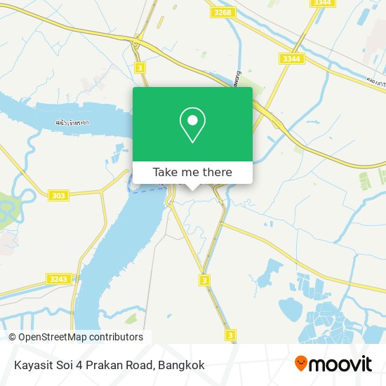 Kayasit Soi 4 Prakan Road map