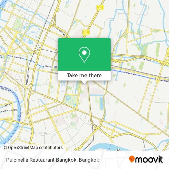 Pulcinella Restaurant Bangkok map