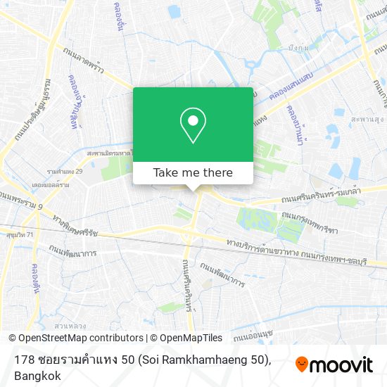 178 ซอยรามคำแหง 50 (Soi Ramkhamhaeng 50) map