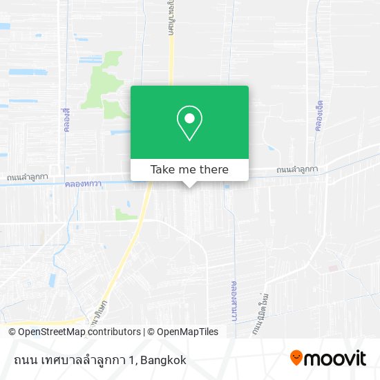 ถนน เทศบาลลำลูกกา 1 map