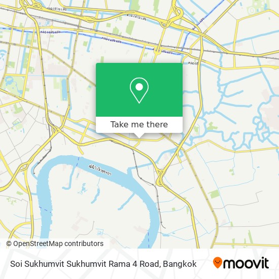 Soi Sukhumvit Sukhumvit Rama 4 Road map