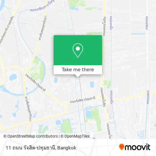 11 ถนน รังสิต-ปทุมธานี map