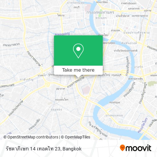 รัชดาภิเษก 14 เทอดไท 23 map