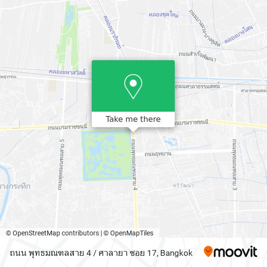 ถนน พุทธมณฑลสาย 4 / ศาลายา ซอย 17 map