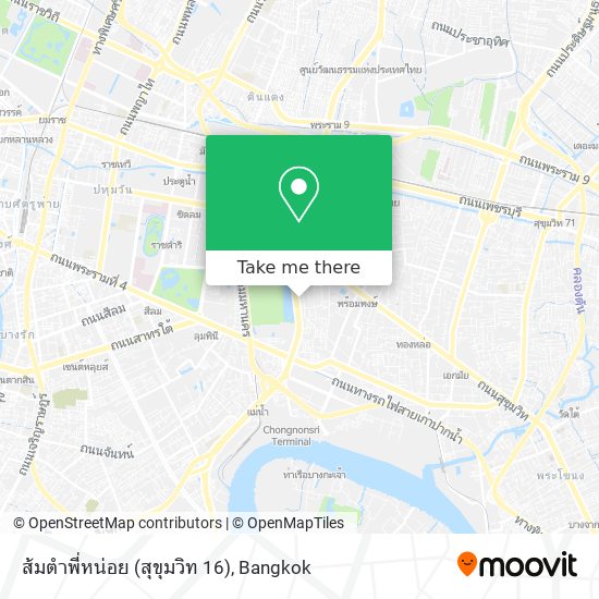 ส้มตำพี่หน่อย (สุขุมวิท 16) map