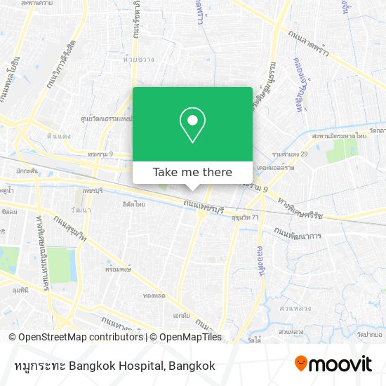 หมูกระทะ Bangkok Hospital map