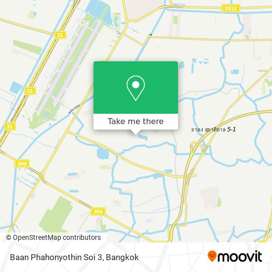 Baan Phahonyothin Soi 3 map