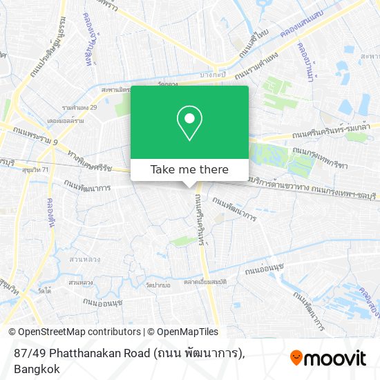 87 / 49 Phatthanakan Road (ถนน พัฒนาการ) map