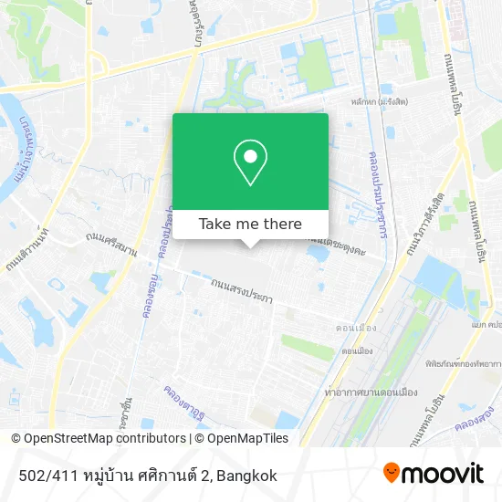 502/411 หมู่บ้าน ศศิกานต์ 2 map