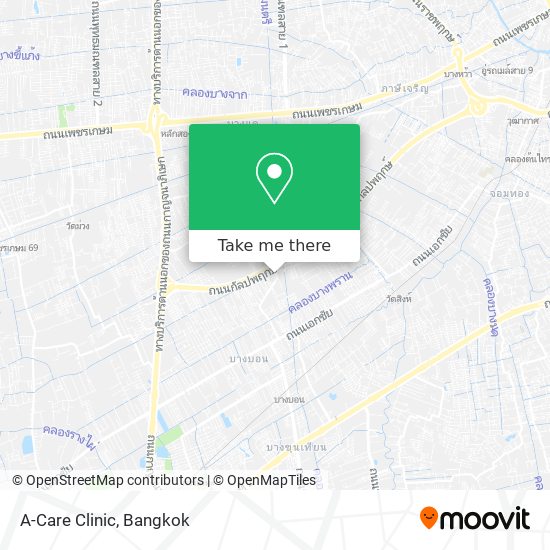 A-Care Clinic map