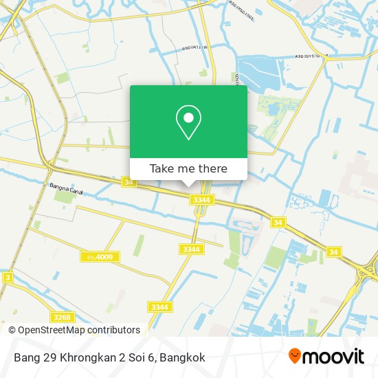 Bang 29 Khrongkan 2 Soi 6 map