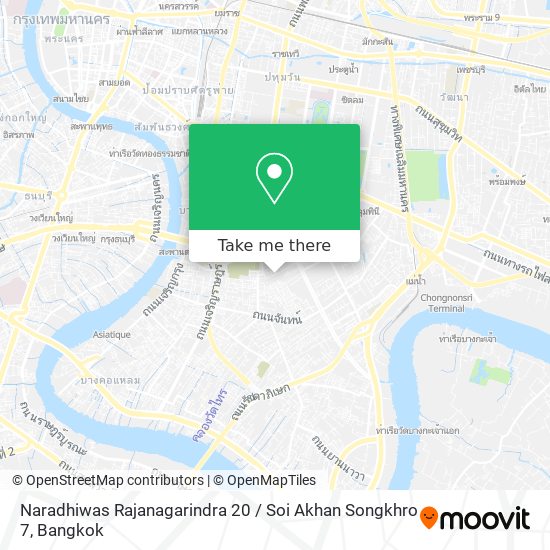Naradhiwas Rajanagarindra 20 / Soi Akhan Songkhro 7 map