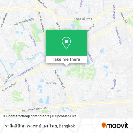ราศีคลินิกการแพทย์แผนไทย map