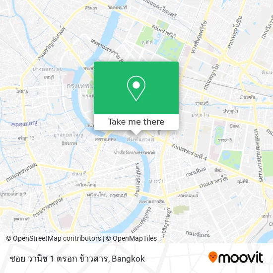 ซอย วานิช 1 ตรอก ข้าวสาร map