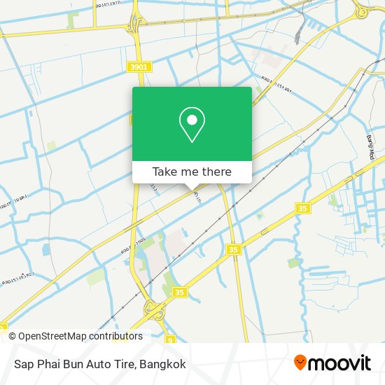 Sap Phai Bun Auto Tire map