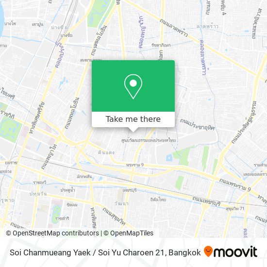 Soi Chanmueang Yaek / Soi Yu Charoen 21 map