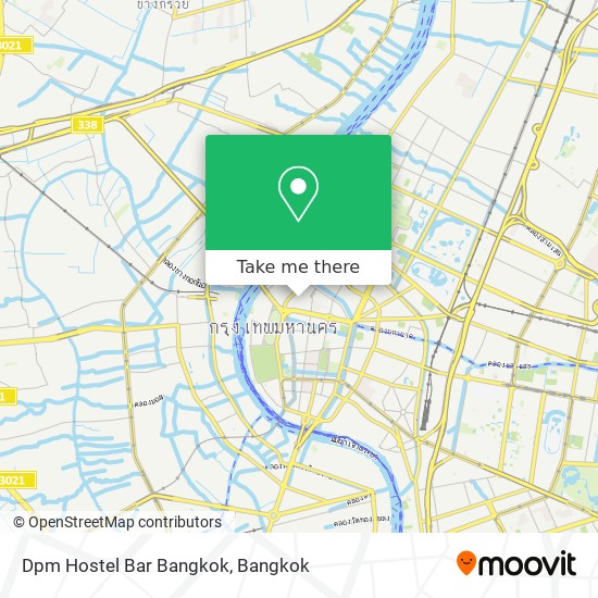Dpm Hostel Bar Bangkok map