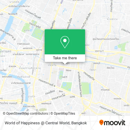 World of Happiness @ Central World map