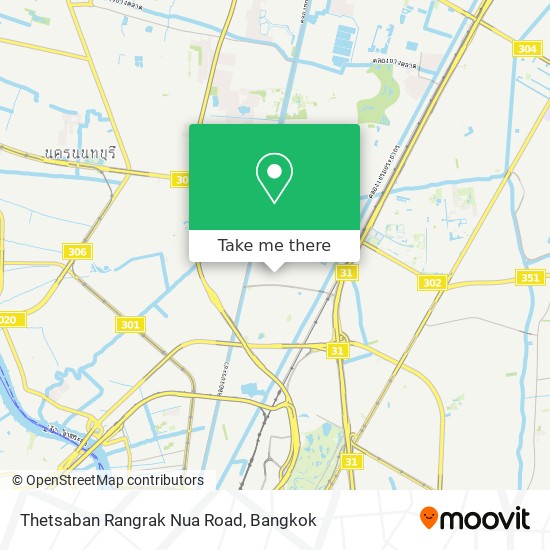 Thetsaban Rangrak Nua Road map