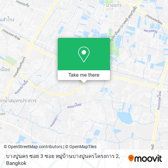 บางปูนคร ซอย 3 ซอย หมู่บ้านบางปูนครโครงการ 2 map