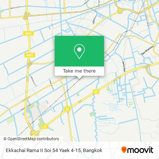 Ekkachai Rama II Soi 54 Yaek 4-15 map
