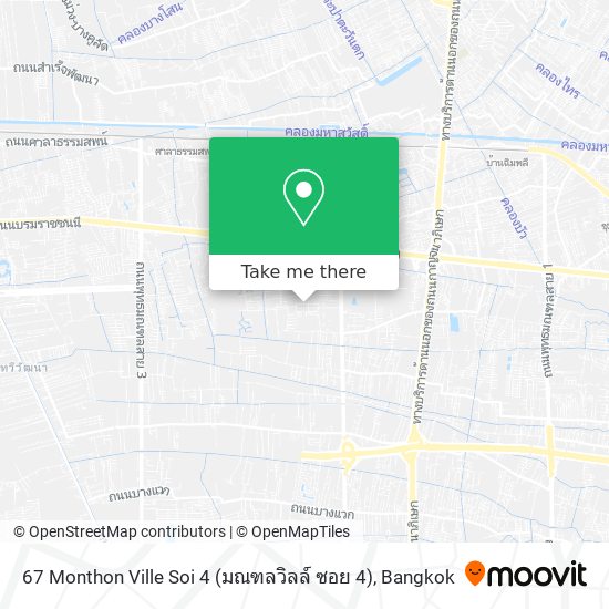 67 Monthon Ville Soi 4 (มณฑลวิลล์ ซอย 4) map