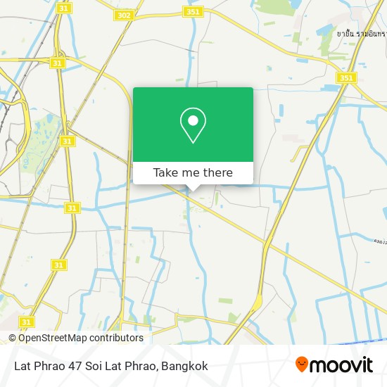 Lat Phrao 47 Soi Lat Phrao map