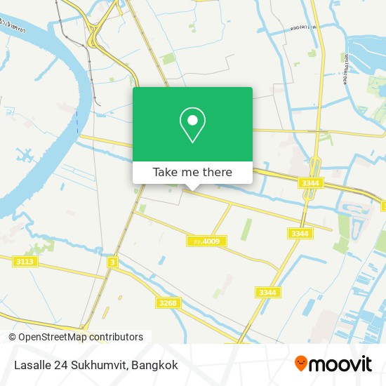 Lasalle 24 Sukhumvit map