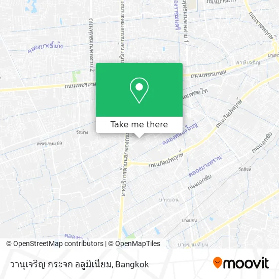วานุเจริญ กระจก อลูมิเนียม map