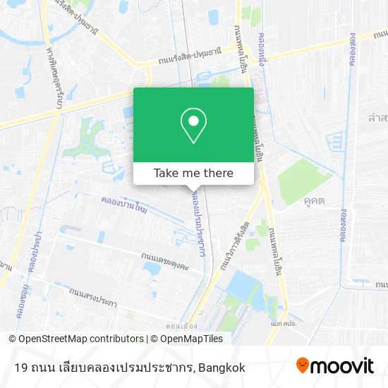 19 ถนน เลียบคลองเปรมประชากร map