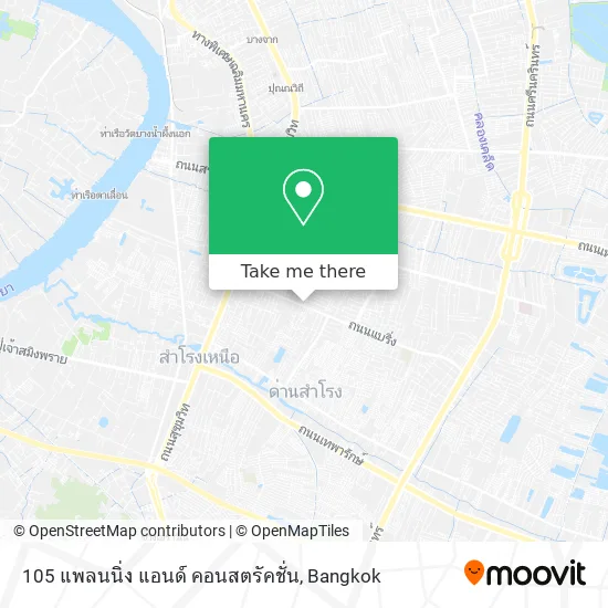 105 แพลนนิ่ง แอนด์ คอนสตรัคชั่น map