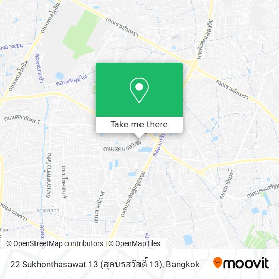 22 Sukhonthasawat 13 (สุคนธสวัสดิ์ 13) map