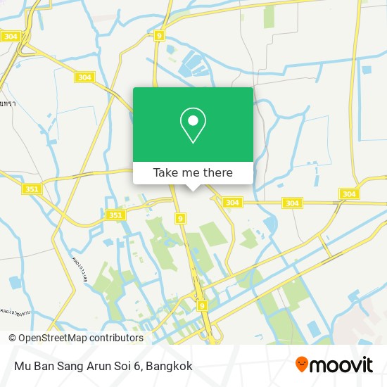Mu Ban Sang Arun Soi 6 map