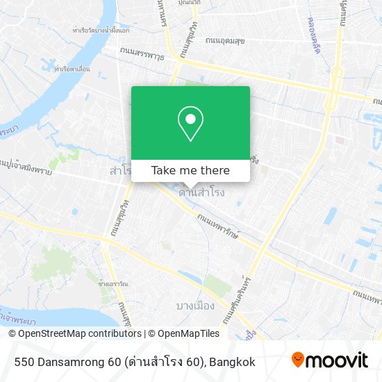 550 Dansamrong 60 (ด่านสำโรง 60) map