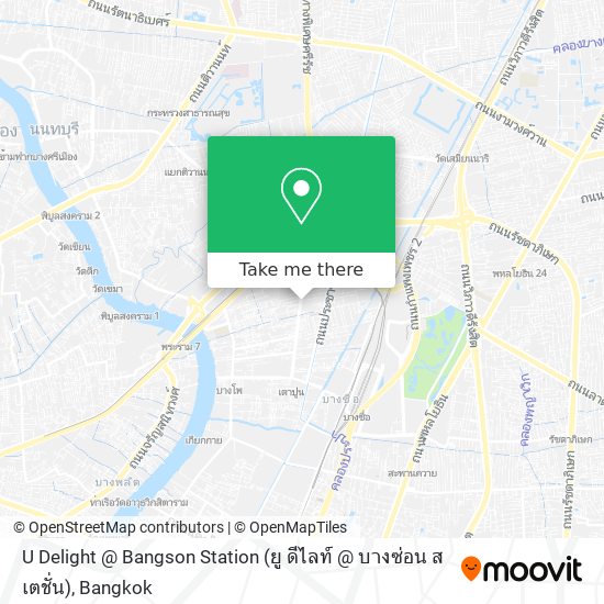 U Delight @ Bangson Station (ยู ดีไลท์ @ บางซ่อน สเตชั่น) map