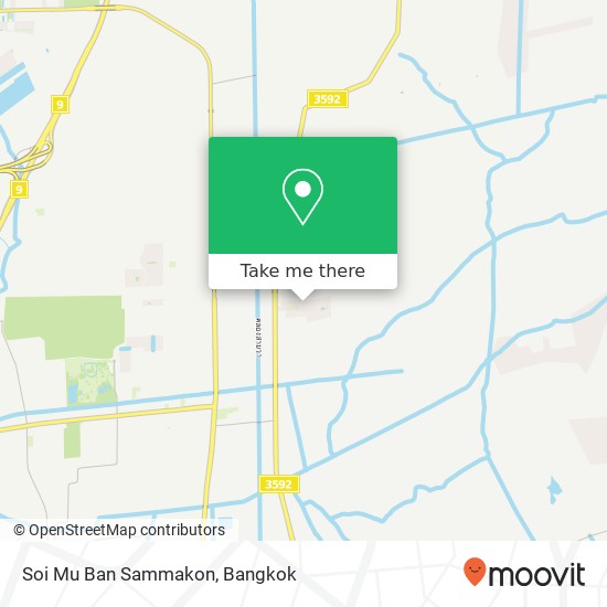 Soi Mu Ban Sammakon, Khlong Sam Wa, Bangkok 10510 map