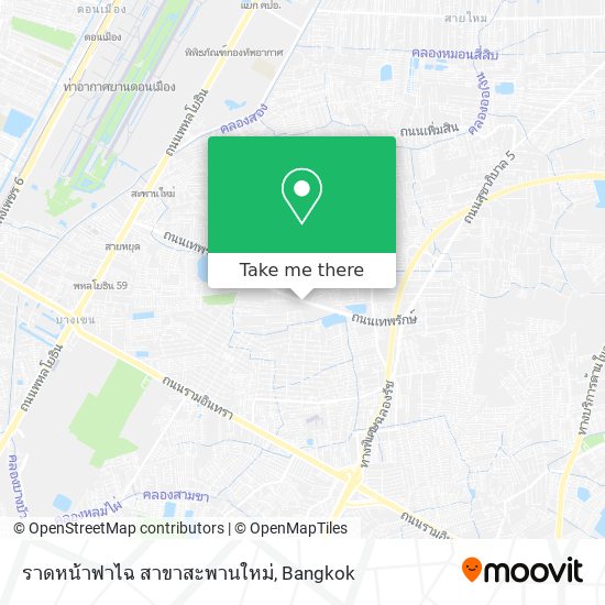 ราดหน้าฟาไฉ สาขาสะพานใหม่ map